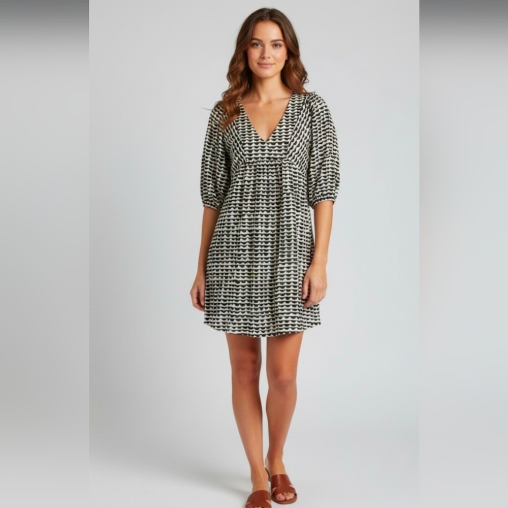 Bohme Sabrina Mini Dress Small Boho Chic